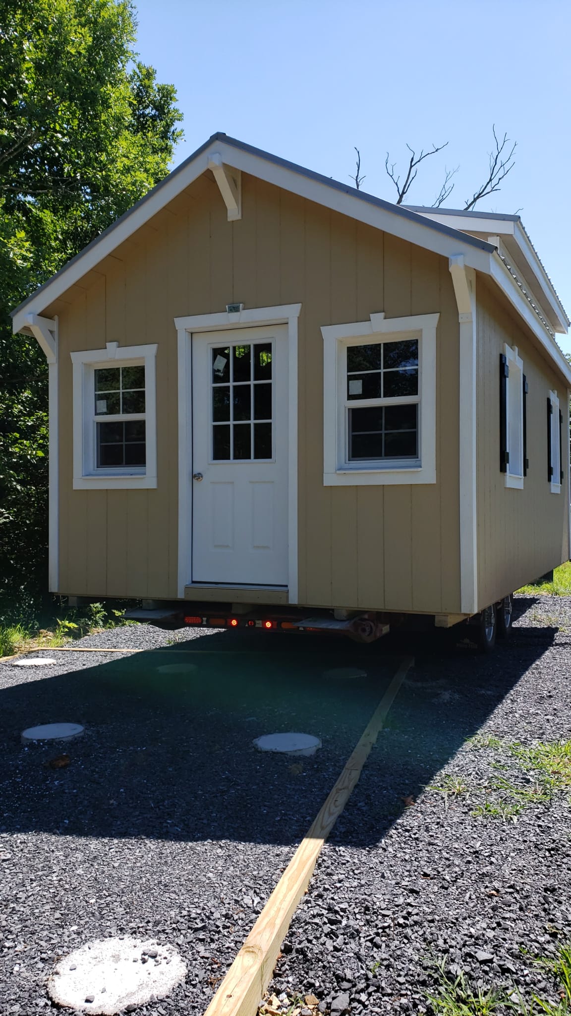 Tiny House Shell Built in 2022 and modified throughout 2023 and 2024, this well insulated 12x20 shed can be finished to be a tiny house, guest cottage, stand alone office or other useful space.