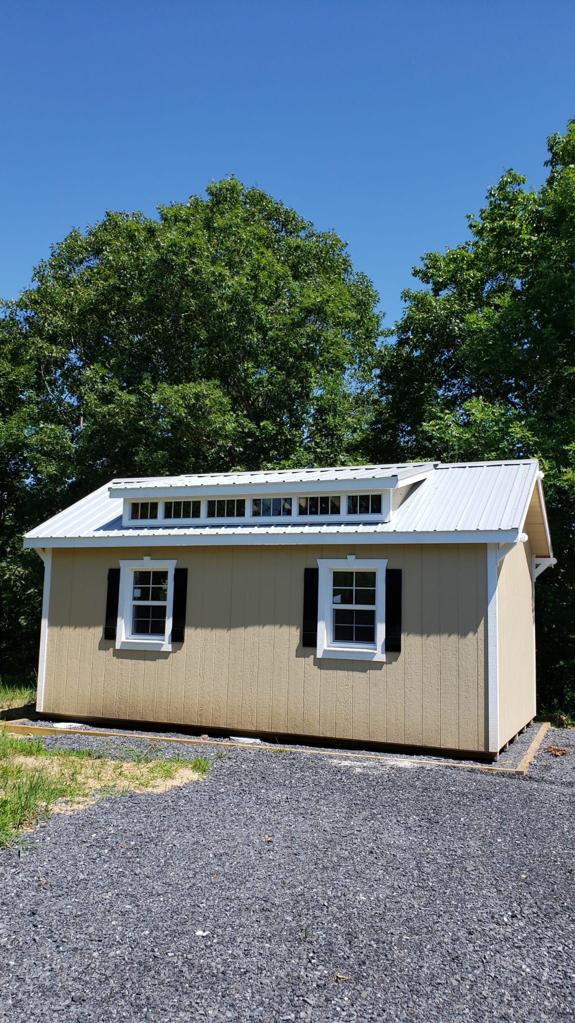 Tiny House Shell Built in 2022 and modified throughout 2023 and 2024, this well insulated 12x20 shed can be finished to be a tiny house, guest cottage, stand alone office or other useful space.